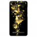 TPU0JUST5PAPILLONSDORES - Coque souple pour Konrow Just5 avec impression Motifs papillons dorés
