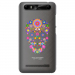 TPU0JUST5SKULLFLEUR - Coque souple pour Konrow Just5 avec impression Motifs crâne en fleurs
