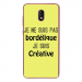 TPU0LENNY5BORDELIQUEJAUNE - Coque souple pour Wiko Lenny 5 avec impression Motifs Je ne suis pas bordélique jaune