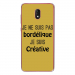 TPU0LENNY5BORDELIQUEOR - Coque souple pour Wiko Lenny 5 avec impression Motifs Je ne suis pas bordélique or