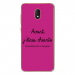 TPU0LENNY5CHIANTEFUSHIA - Coque souple pour Wiko Lenny 5 avec impression Motifs Avant, j'étais chiante fushia