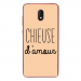 TPU0LENNY5CHIEUSEBEIGE - Coque souple pour Wiko Lenny 5 avec impression Motifs Chieuse d'Amour beige