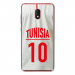 TPU0LENNY5MAILLOTTUNISIE - Coque souple pour Wiko Lenny 5 avec impression Motifs Maillot de Football Tunisie