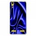 TPU0LK3SOIEBLEU - Coque souple pour Lenovo K3 avec impression Motifs soie drapée bleu