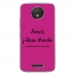 TPU0MOTOCPLUSCHIANTEFUSHIA - Coque souple pour Motorola Moto C Plus avec impression Motifs Avant, j'étais chiante fushia