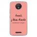 TPU0MOTOCPLUSCHIANTEROSE - Coque souple pour Motorola Moto C Plus avec impression Motifs Avant, j'étais chiante rose