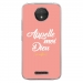 TPU0MOTOCPLUSDIEUROSE - Coque souple pour Motorola Moto C Plus avec impression Motifs Appelle moi Dieu rose
