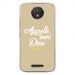 TPU0MOTOCPLUSDIEUTAUPE - Coque souple pour Motorola Moto C Plus avec impression Motifs Appelle moi Dieu taupe