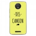 TPU0MOTOCPLUSDISCAMIONJAUNE - Coque souple pour Motorola Moto C Plus avec impression Motifs Dis Camion jaune