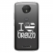 TPU0MOTOCPLUSDRAPBREIZH - Coque souple pour Motorola Moto C Plus avec impression Motifs drapeau Breton I Love Breizh