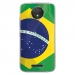TPU0MOTOCPLUSDRAPBRESIL - Coque souple pour Motorola Moto C Plus avec impression Motifs drapeau du Brésil