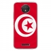 TPU0MOTOCPLUSDRAPTUNISIE - Coque souple pour Motorola Moto C Plus avec impression Motifs drapeau de la Tunisie