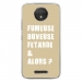 TPU0MOTOCPLUSFUMEUSETAUPE - Coque souple pour Motorola Moto C Plus avec impression Motifs fumeuse et alors taupe