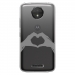 TPU0MOTOCPLUSMAINCOEUR - Coque souple pour Motorola Moto C Plus avec impression Motifs mains en forme de coeur