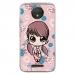 TPU0MOTOCPLUSPETITEFILLE - Coque souple pour Motorola Moto C Plus avec impression Motifs petite fille manga