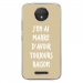 TPU0MOTOCPLUSRAISONTAUPE - Coque souple pour Motorola Moto C Plus avec impression Motifs marre d'avoir raison taupe