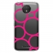 TPU0MOTOCPLUSRONDSFUSHIAS - Coque souple pour Motorola Moto C Plus avec impression Motifs ronds fushias