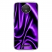 TPU0MOTOCPLUSSOIEMAUVE - Coque souple pour Motorola Moto C Plus avec impression Motifs soie drapée mauve