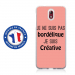 TPU0NOKIA31BORDELIQUEROSE - Coque souple pour Nokia 3-1 avec impression Motifs Je ne suis pas bordélique rose