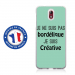 TPU0NOKIA31BORDELIQUETURQUO - Coque souple pour Nokia 3-1 avec impression Motifs Je ne suis pas bordélique turquoise