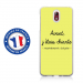 TPU0NOKIA31CHIANTEJAUNE - Coque souple pour Nokia 3-1 avec impression Motifs Avant, j'étais chiante jaune
