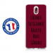 TPU0NOKIA31GENIALEBORDEAU - Coque souple pour Nokia 3-1 avec impression Motifs Chiante mais Géniale bordeau