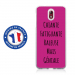 TPU0NOKIA31GENIALEFUSHIA - Coque souple pour Nokia 3-1 avec impression Motifs Chiante mais Géniale fushia