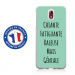 TPU0NOKIA31GENIALETURQUOISE - Coque souple pour Nokia 3-1 avec impression Motifs Chiante mais Géniale turquoise
