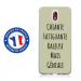 TPU0NOKIA31GENIALEVERT - Coque souple pour Nokia 3-1 avec impression Motifs Chiante mais Géniale vert