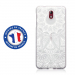 TPU0NOKIA31MANDALABLANC - Coque souple pour Nokia 3-1 avec impression Motifs Mandala blanc