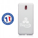 TPU0NOKIA31TRISKEL - Coque souple pour Nokia 3-1 avec impression Motifs Triskel Celte blanc