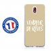 TPU0NOKIA31VENDREVETAUPE - Coque souple pour Nokia 3-1 avec impression Motifs vendeur de rêves taupe