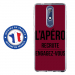 TPU0NOKIA51APEROBORDEAU - Coque souple pour Nokia 5-1 avec impression Motifs l'apéro recrute bordeau