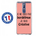 TPU0NOKIA51BORDELIQUEROSE - Coque souple pour Nokia 5-1 avec impression Motifs Je ne suis pas bordélique rose