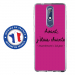 TPU0NOKIA51CHIANTEFUSHIA - Coque souple pour Nokia 5-1 avec impression Motifs Avant, j'étais chiante fushia
