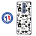 TPU0NOKIA51LOVE3 - Coque souple pour Nokia 5-1 avec impression Motifs Love coeur 3
