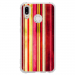 TPU0P20LITEBANDESVINT2 - Coque souple pour Huawei P20 Lite avec impression Motifs bandes effets vintages 2