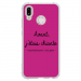 TPU0P20LITECHIANTEFUSHIA - Coque souple pour Huawei P20 Lite avec impression Motifs Avant, j'étais chiante fushia