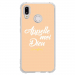 TPU0P20LITEDIEUBEIGE - Coque souple pour Huawei P20 Lite avec impression Motifs Appelle moi Dieu beige