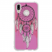 TPU0P20LITEREVEROSE - Coque souple pour Huawei P20 Lite avec impression Motifs attrape rêve sur fond rose