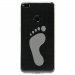 TPU0P8LITE17PIED - Coque souple pour Huawei P8 Lite 2017 avec impression Motifs empreinte de pied