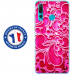 TPU0PSMART19ARABESQUEFUSHIA - Coque souple pour Huawei P Smart (2019) avec impression Motifs arabesque fushia