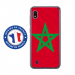 TPU0TPU0A10DRAPMAROC - Coque souple pour Samsung Galaxy A10 avec impression Motifs drapeau du Maroc