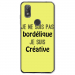 TPU0VIEW2BORDELIQUEJAUNE - Coque souple pour Wiko View 2 avec impression Motifs Je ne suis pas bordélique jaune