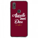 TPU0VIEW2DIEUBORDEAU - Coque souple pour Wiko View 2 avec impression Motifs Appelle moi Dieu bordeau