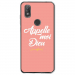 TPU0VIEW2DIEUROSE - Coque souple pour Wiko View 2 avec impression Motifs Appelle moi Dieu rose