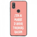 TPU0VIEW2RAISONROSE - Coque souple pour Wiko View 2 avec impression Motifs marre d'avoir raison rose