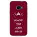 TPU0XCOVER4BOUDERBORDEAU - Coque souple pour Samsung Galaxy XCover 4 avec impression Motifs Bouder pour mieux Régner bordeau