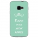 TPU0XCOVER4BOUDERTURQUOISE - Coque souple pour Samsung Galaxy XCover 4 avec impression Motifs Bouder pour mieux Régner turquoise