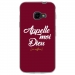 TPU0XCOVER4DIEUBORDEAU - Coque souple pour Samsung Galaxy XCover 4 avec impression Motifs Appelle moi Dieu bordeau
